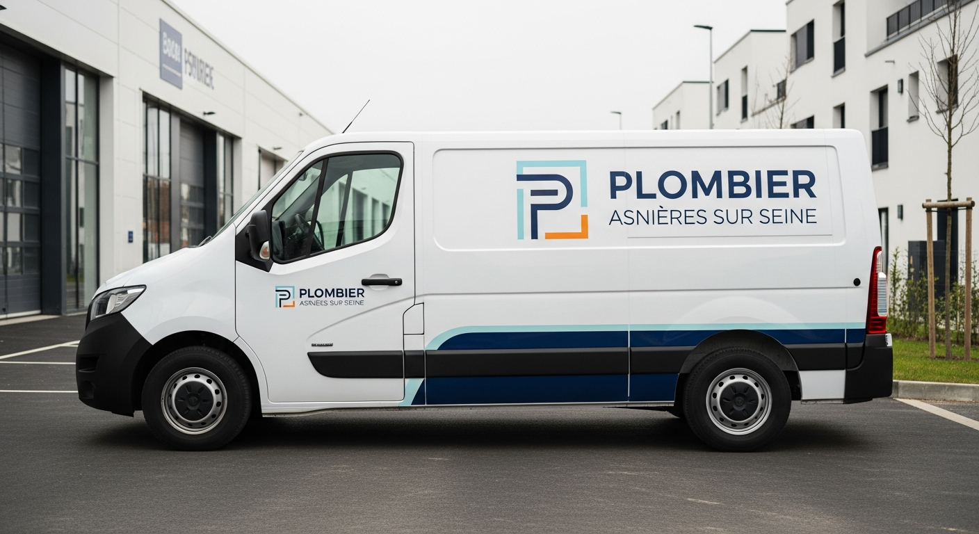 Plombier vérifiant une installation de plomberie dans une cuisine à Asnières