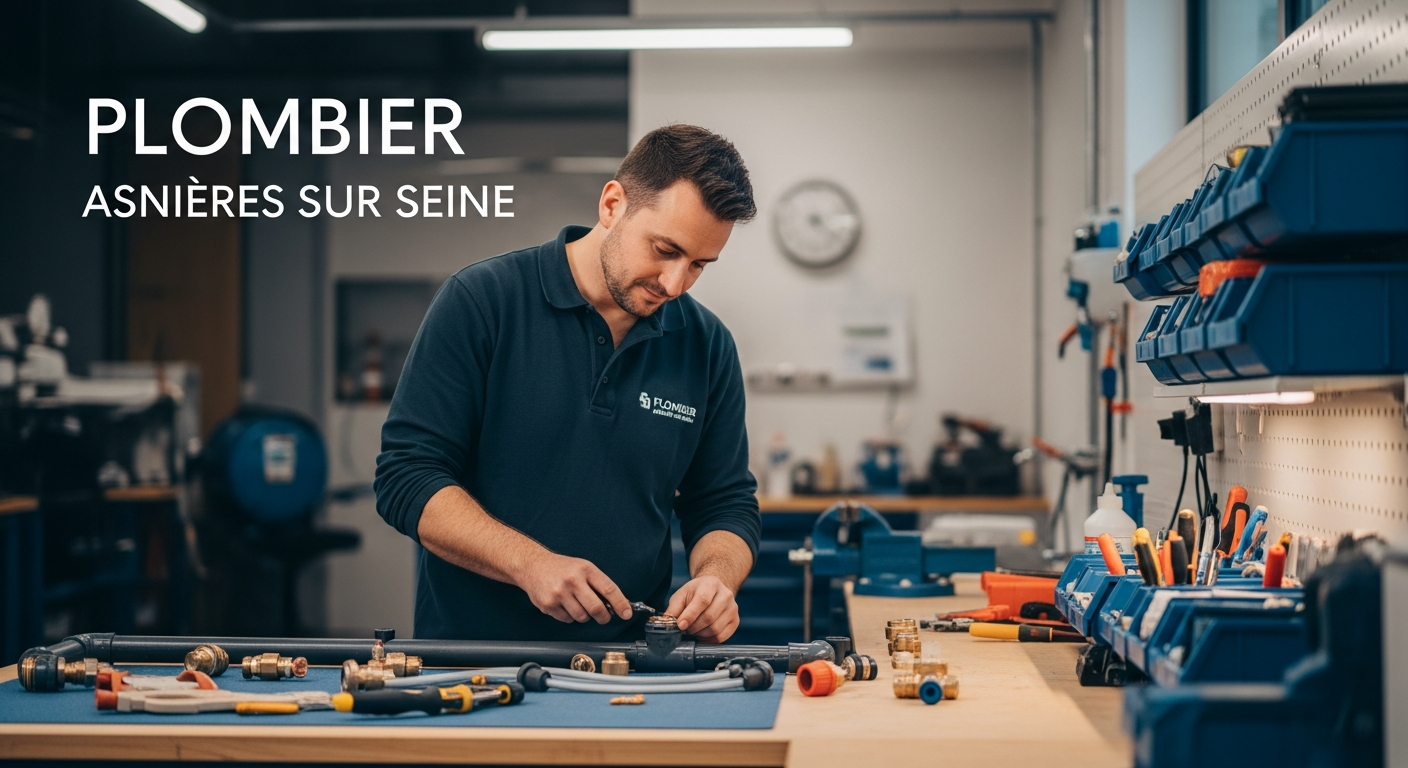 Véhicule de dépannage Plombier Asnières sur seine en route pour une urgence