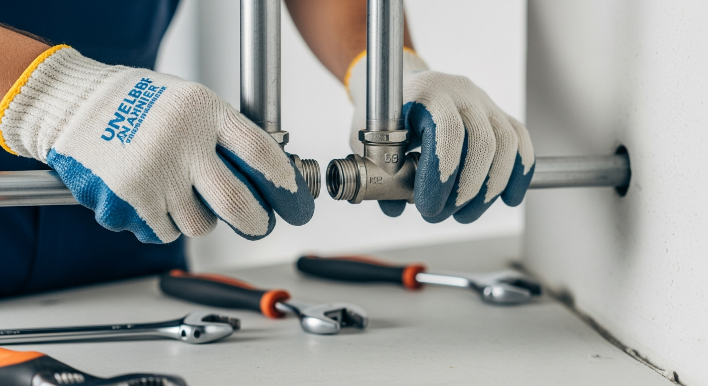 Installation d'un nouveau lavabo dans une salle de bain à Asnières